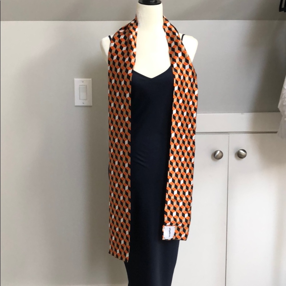 Printed silk scarf by slipdres.
